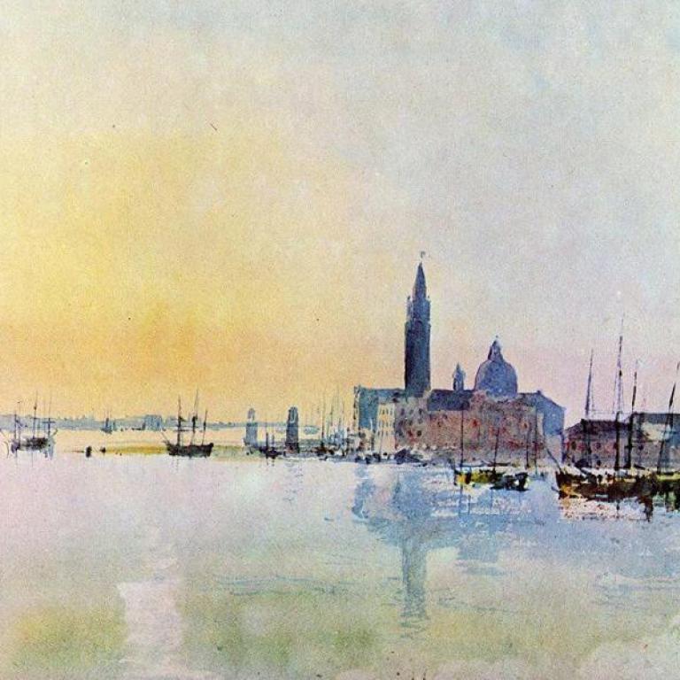 Venezia San Giorgio dalla Dogana (William Turner) Venezia San Giorgio dalla Dogana (William Turner)