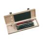Astuccio legno DA VINCI 5279 per acquerello con 4 pennelli e sapone vegetale